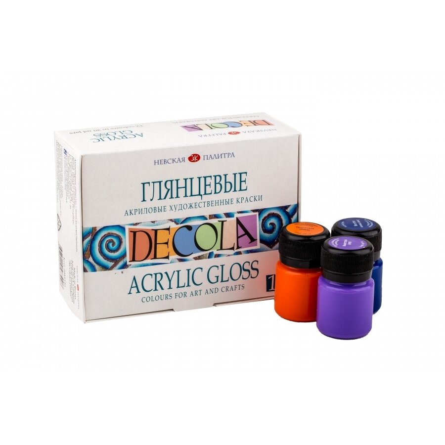 Akrilinių dažų rinkinys Decola 12x20 ml 1 Akrilinių dažų rinkinys Decola 12x20 ml 1