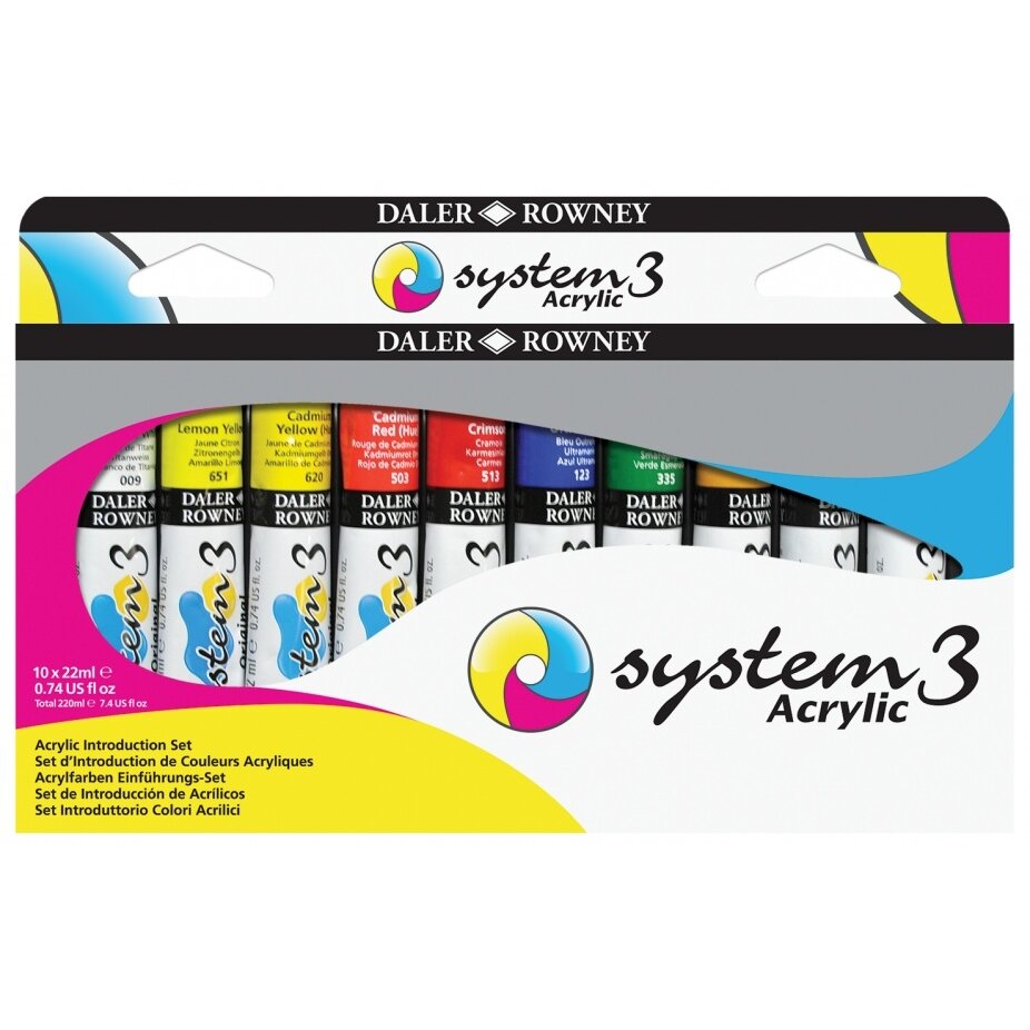 System3 Acrylic Introduction Set 10х22 ml System3 Acrylic Introduction Set 10х22 ml