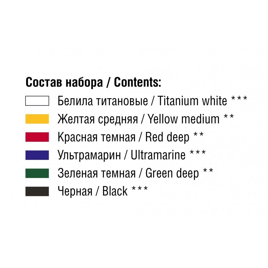Akrilinių dažų rinkinys dailei Sonnet 6x46 ml 2 Akrilinių dažų rinkinys dailei Sonnet 6x46 ml 2