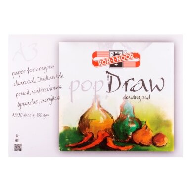 Drawing Pad Koh-I-Noor A3 30 sheets 180 gsm Drawing Pad Koh-I-Noor A3 30 sheets 180 gsm