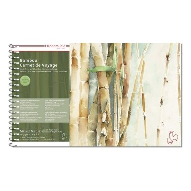 Альбом для рисования Hahnemuehle Bamboo Carnet de Voyage 3x25см 265 г/м2 15 листов Альбом для рисования Hahnemuehle Bamboo Carnet de Voyage 3x25см 265 г/м2 15 листов
