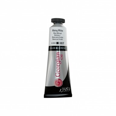 Georgian Oil Colour 38 ml Mixing White Georgian Oil Colour 38 ml Mixing White