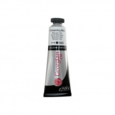 Georgian Oil Colour 38 ml Under Paint White L101 Georgian Oil Colour 38 ml Under Paint White L101