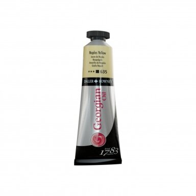 Aliejiniai dažai Daler-Rowney Georgian 38 ml Neapolio geltona
