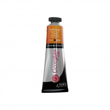 Aliejiniai dažai Daler-Rowney Georgian 38 ml oranžinis "Pyrrole"
