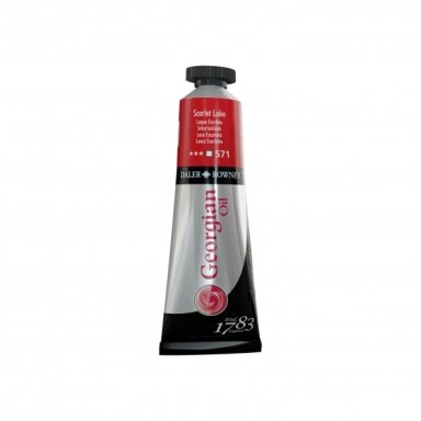 Aliejiniai dažai Daler-Rowney Georgian 38 ml skaisčiai raudonas