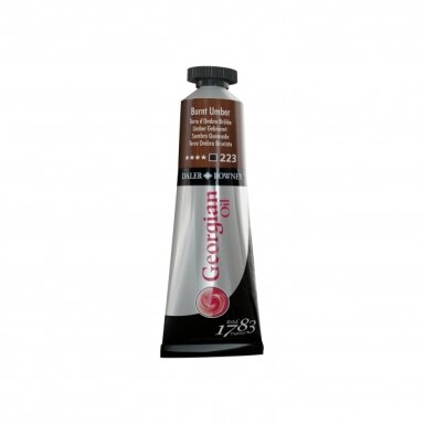 Georgian Oil Colour 38 ml Burnt Umber Georgian Oil Colour 38 ml Burnt Umber