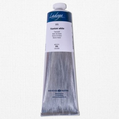 Aliejiniai dažai Ladoga 120 ml Nr.101 titano baltos spalvos Aliejiniai dažai Ladoga 120 ml Nr.101 titano baltos spalvos
