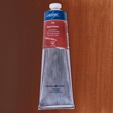 Aliejiniai dažai Ladoga 120 ml Nr.406 siena deginta Aliejiniai dažai Ladoga 120 ml Nr.406 siena deginta