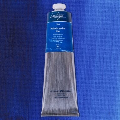 Aliejiniai dažai Ladoga 120 ml Nr.500 žydra FC Aliejiniai dažai Ladoga 120 ml Nr.500 žydra FC