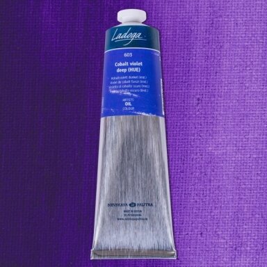 Aliejiniai dažai Ladoga 120 ml Nr.603 kobaltas tamsiai violetinis Aliejiniai dažai Ladoga 120 ml Nr.603 kobaltas tamsiai violetinis