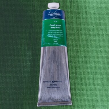 Aliejiniai dažai Ladoga 120 ml Nr.705 kobaltas tamsiai žalias Aliejiniai dažai Ladoga 120 ml Nr.705 kobaltas tamsiai žalias