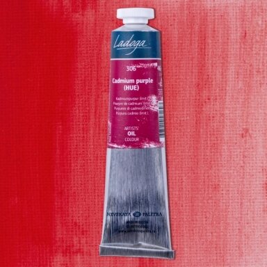 Aliejiniai dažai Ladoga 46 ml Nr.306 kadmis purpurinis