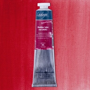 Aliejiniai dažai Ladoga 46 ml Nr.317 kraplakas raudonas