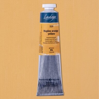 Aliejiniai dažai Ladoga 46 ml Nr.329 Neapolio oranžinė geltona