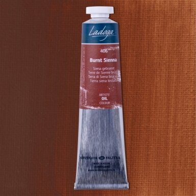 Aliejiniai dažai Ladoga 46 ml Nr.406 siena deginta