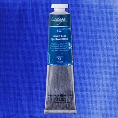 Aliejiniai dažai Ladoga 46 ml Nr.502 kobaltas mėlynas spektralinis (HUE)