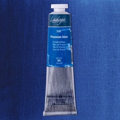 Aliejiniai dažai Ladoga 46 ml Nr.506 Prūsijos mėlyna