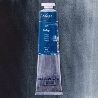 Aliejiniai dažai Ladoga 46 ml Nr.516 indigo spalvos