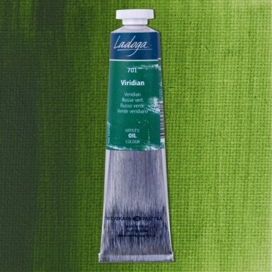Aliejiniai dažai Ladoga 46 ml Nr.701 viridinė žalia