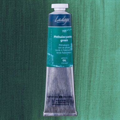 Aliejiniai dažai Ladoga 46 ml Nr.703 žalia FC