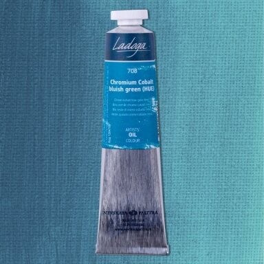 Aliejiniai dažai Ladoga 46 ml Nr.708 chromo-kobalto mėlyna-žalia