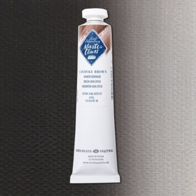 Aliejiniai dažai Master-Class 46 ml Nr.401 Van-Dyke rudas