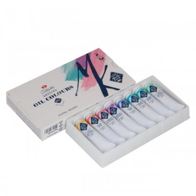 Aliejinių dažų rinkinys Master-Class Pastel Shades 8x18 ml