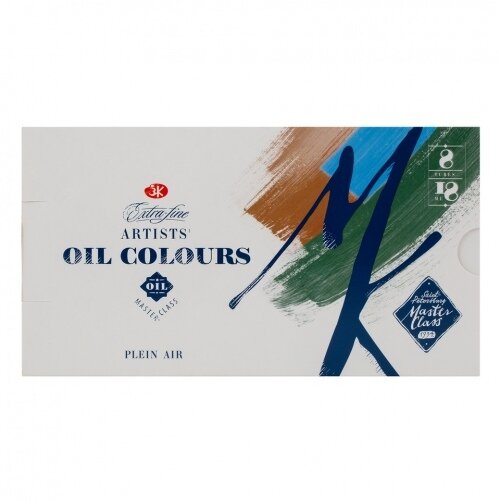 Oil artists' colours set "Master-Class" Plein air 8 colours in 18 ml tubes, cardboard box