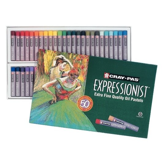 Sakura Oil Pastels Expressionist Set 50 Colours