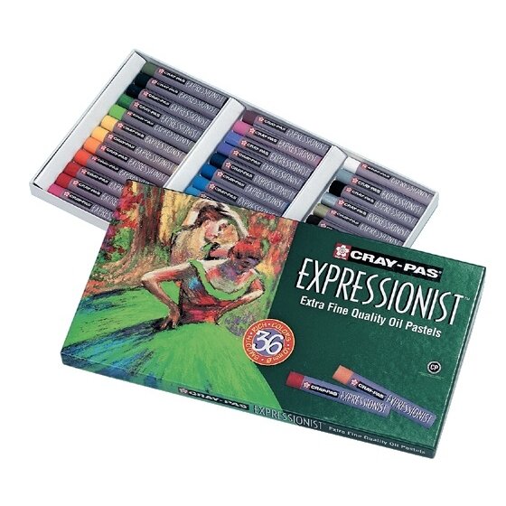 Sakura Oil Pastels Expressionist Set 36 Colours