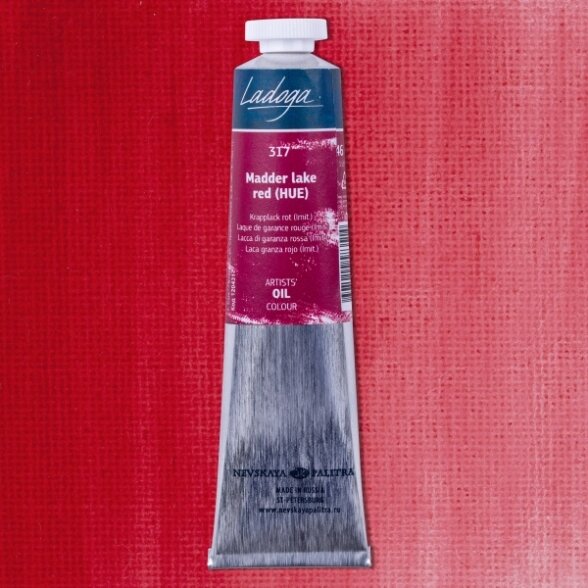 Aliejiniai dažai Ladoga 46 ml Nr.317 kraplakas raudonas Aliejiniai dažai Ladoga 46 ml Nr.317 kraplakas raudonas