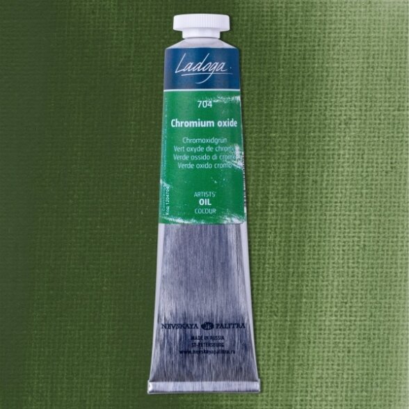 Aliejiniai dažai Ladoga 46 ml Nr.704 hromo oksidas Aliejiniai dažai Ladoga 46 ml Nr.704 hromo oksidas