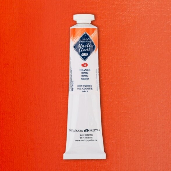 Oil Paints "Master-Class" in Tube 46 ml — 315 Orange Oil Paints "Master-Class" in Tube 46 ml — 315 Orange