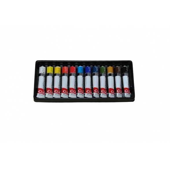 Aliejinių dažų rinkinys  Daler-Rowney Graduate Oil, 12 spalvų po 22 ml 1