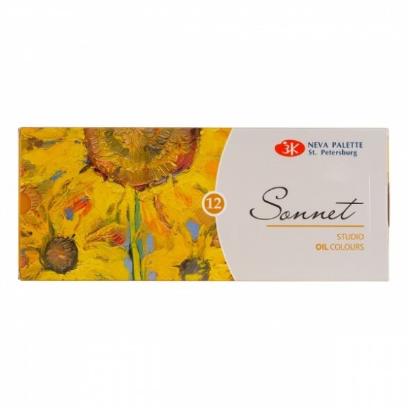Aliejinių dažų rinkinys Sonnet 12x10 ml