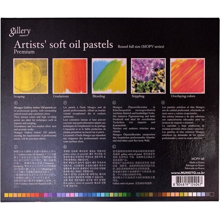 Oil pastel set Mungyo 48 pcs 3 Oil pastel set Mungyo 48 pcs 3