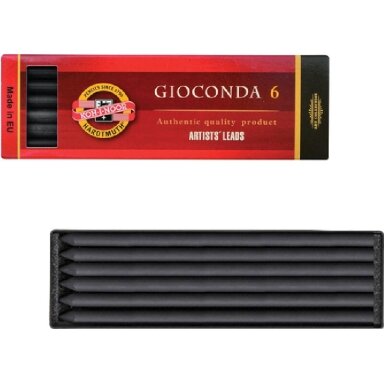 Anglis dirbtinė dailei Koh-I-Noor Gioconda 8673/3 Hard 6 vnt, 5,6 mm - 120 mm Anglis dirbtinė dailei Koh-I-Noor Gioconda 8673/3 Hard 6 vnt, 5,6 mm - 120 mm