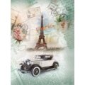 Папка картонная Kreska Retro A4 на резинке 4
