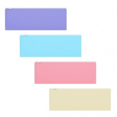 Zip-пакет пластиковый ErichKrause® Diagonal Pastel, 190 x 70 мм, ассорти Zip-пакет пластиковый ErichKrause® Diagonal Pastel, 190 x 70 мм, ассорти