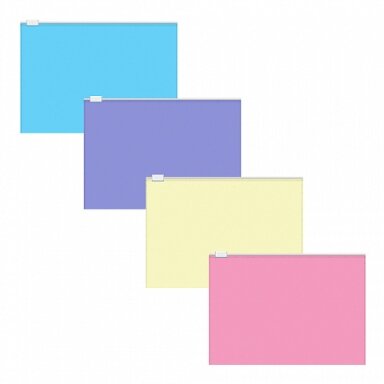 Zip-пакет пластиковый ErichKrause® Diagonal Pastel, C6, непрозрачный, ассорти (в пакете по 12 шт.) Zip-пакет пластиковый ErichKrause® Diagonal Pastel, C6, непрозрачный, ассорти (в пакете по 12 шт.)
