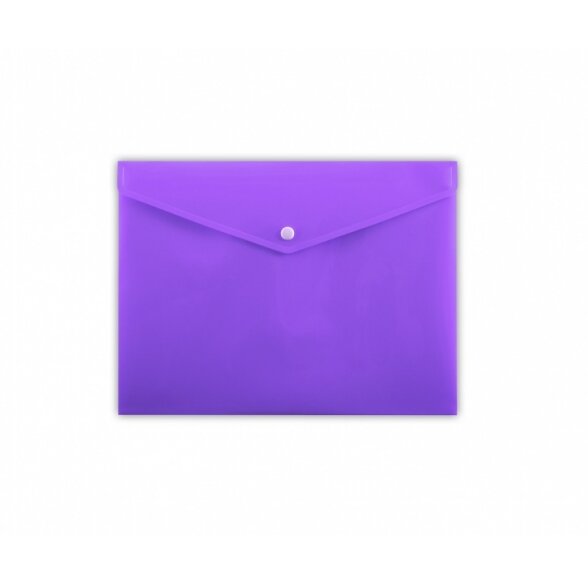 Aplankas-vokas su spaustuku A5 Penmate violetinės spalvos Aplankas-vokas su spaustuku A5 Penmate violetinės spalvos