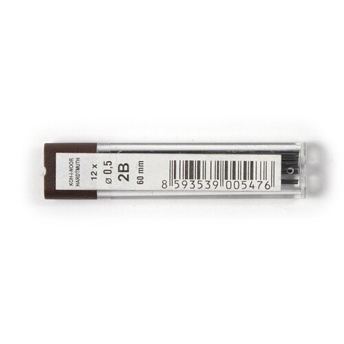 Стержни чернографитные Koh-I-Noor 4152 0.5 2B