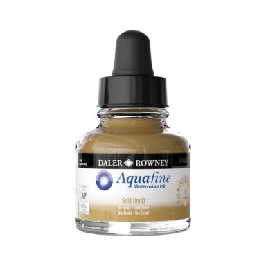 Aquafine Watercolour Ink 29.5 ml Gold (Imitation)