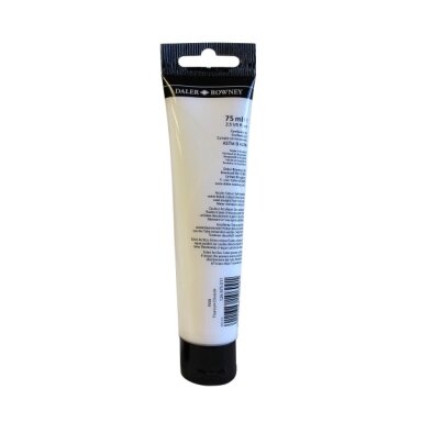Akriliniai dažai dailei Daler-Rowney Simply 75 ml baltas