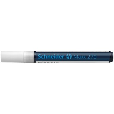 Маркер Schneider Maxx 270 1-3 мм белый Маркер Schneider Maxx 270 1-3 мм белый