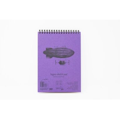 Bloknotas eskizams Authentic SMLT A5 25 lapų popierius baltas 130 g/m2 kieta nugarėle ir spirale Bloknotas eskizams Authentic SMLT A5 25 lapų popierius baltas 130 g/m2 kieta nugarėle ir spirale