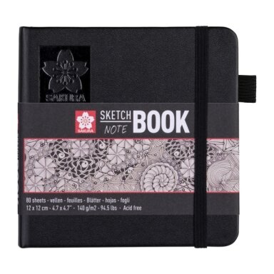 Sakura Sketch&Note 12x12 cm 140 gsm 80 sheets cream paper
