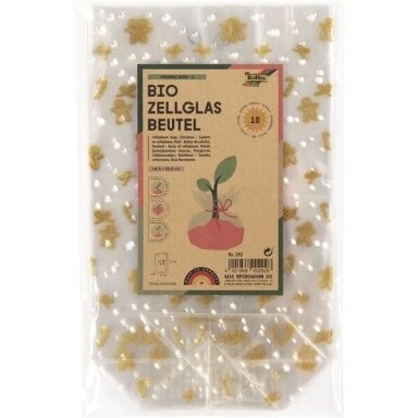 Cllophane Bags with X-Mas design, 145*235 mm 10 pieces Cllophane Bags with X-Mas design, 145*235 mm 10 pieces