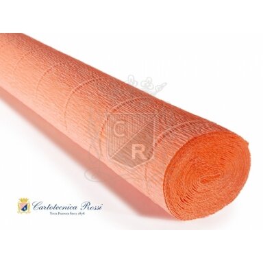 Бумага креповая флористическая 50cmx2,5m 180 g/m2 Nr.617 Coral Rose Charm Peony